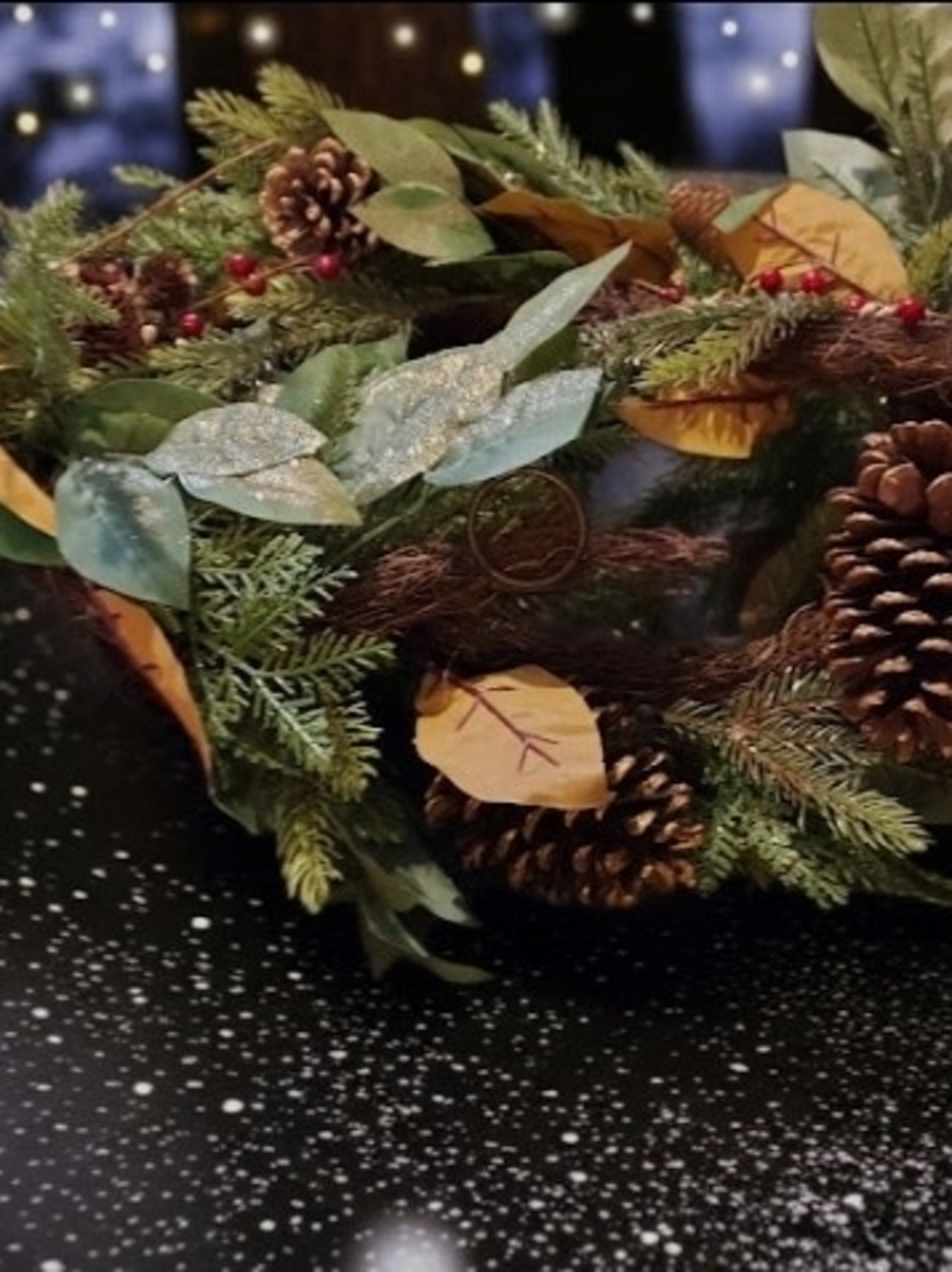 St. Nicholas Square Greenery and  Pinecone Holiday Garland - 72 Inches